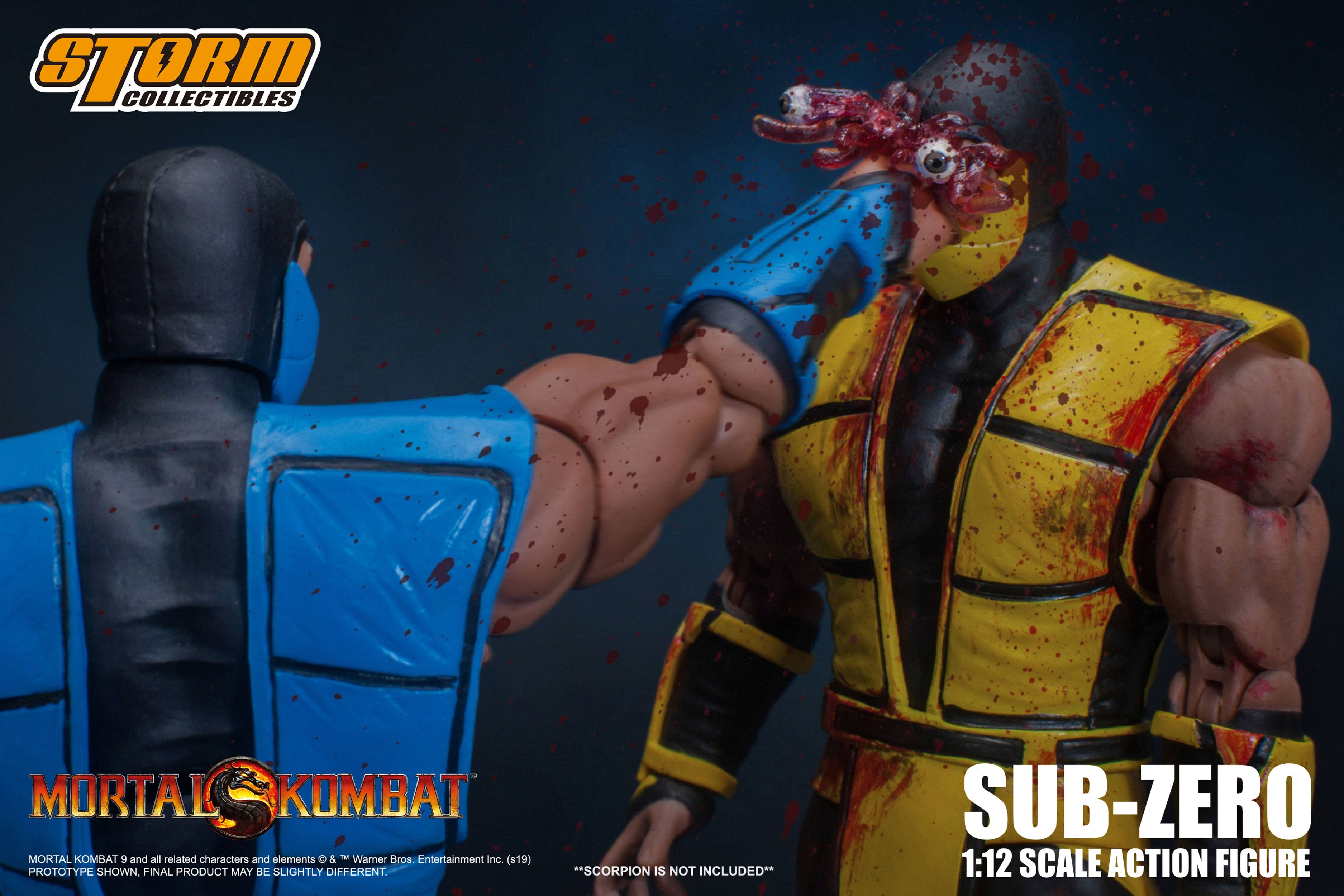 Mortal Kombat Actionfigur 1/12 Sub-Zero 16 cm