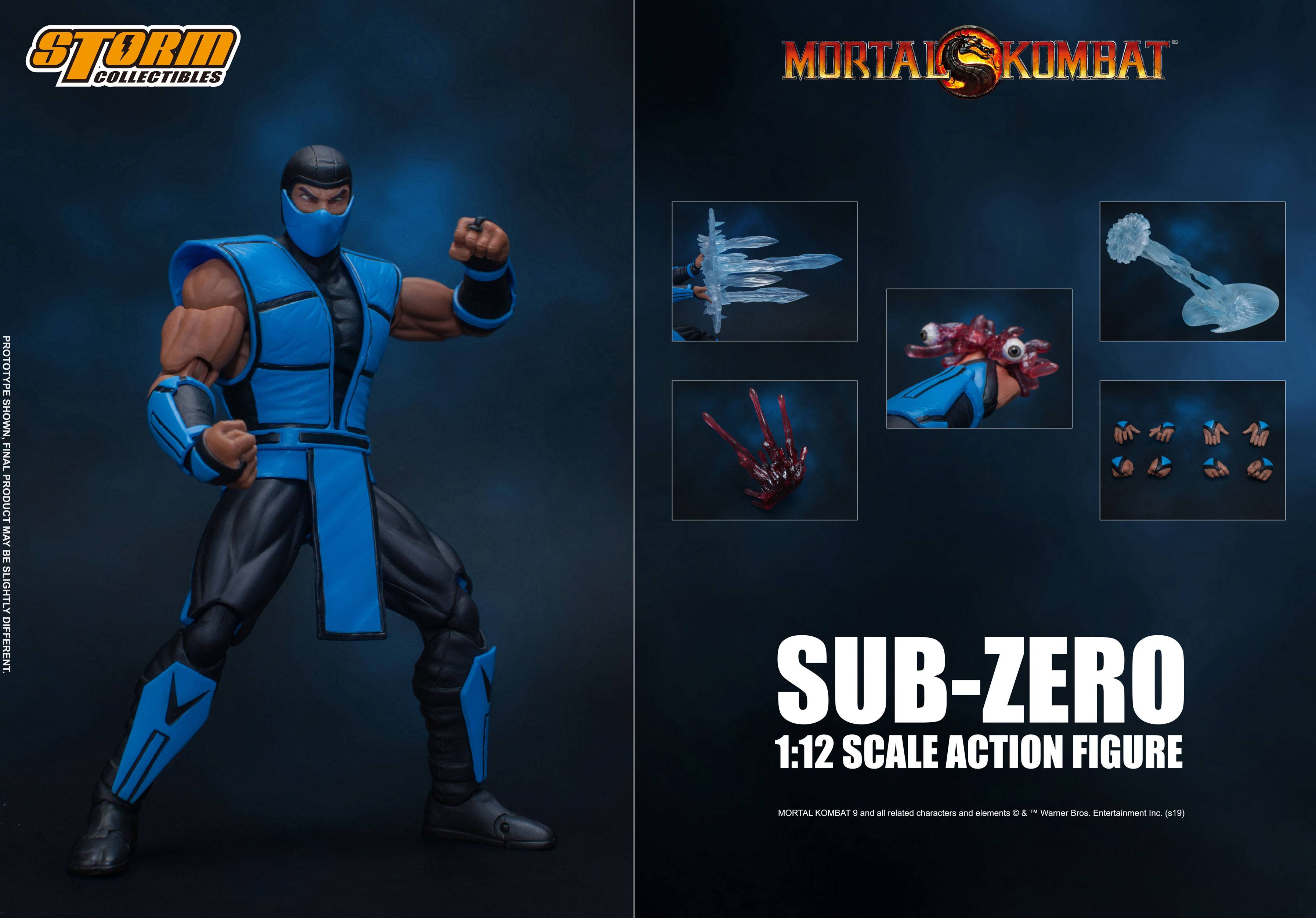 Mortal Kombat Actionfigur 1/12 Sub-Zero 16 cm