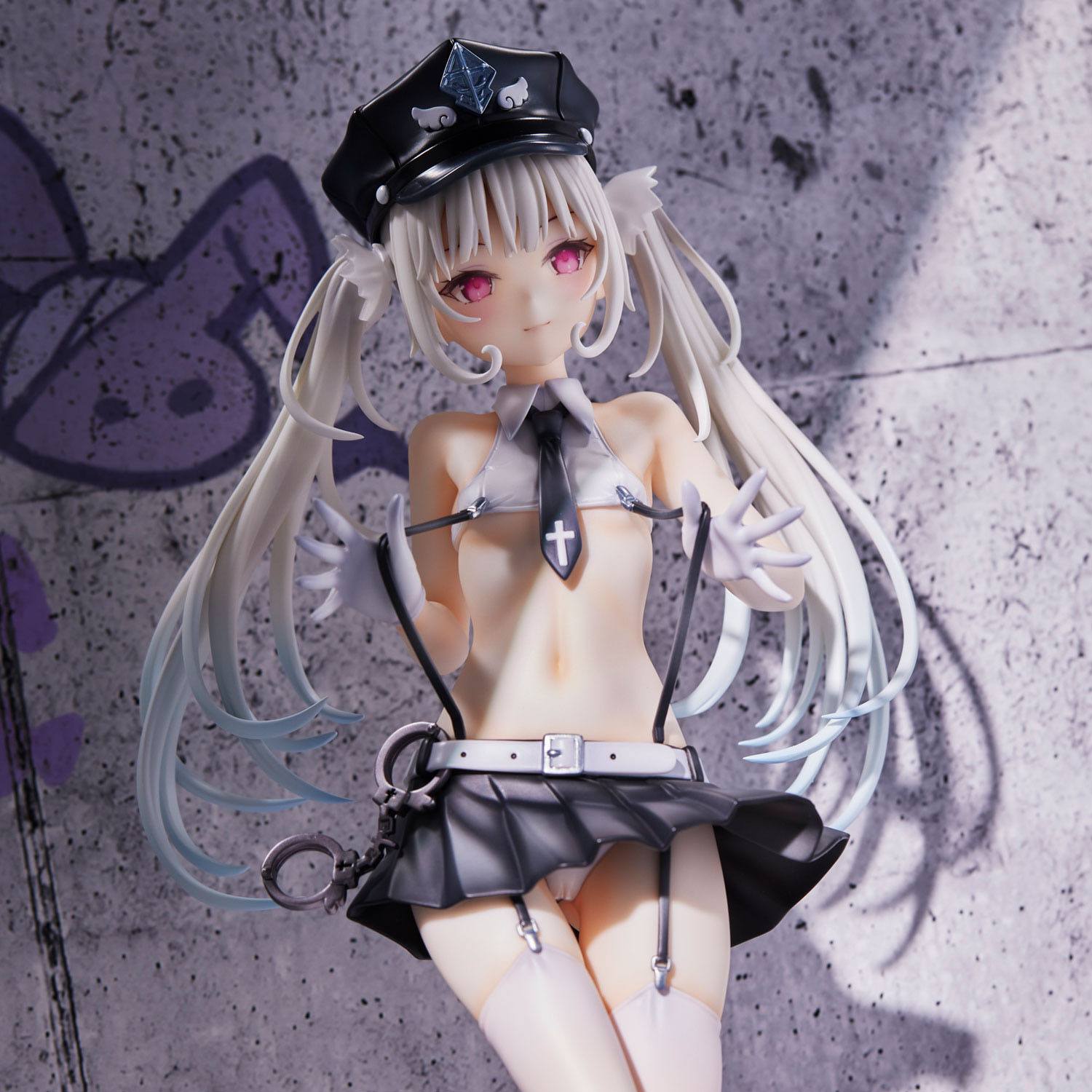 Original Character PVC Statue Angel Police Illustration by Rurudo 23 cm