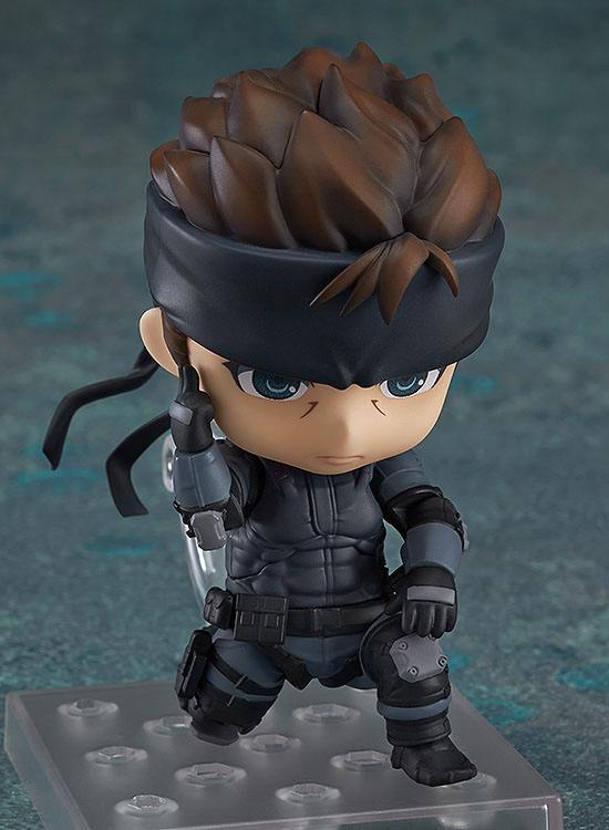Metal Gear Solid Nendoroid Actionfigur Solid Snake (re-run) 10 cm