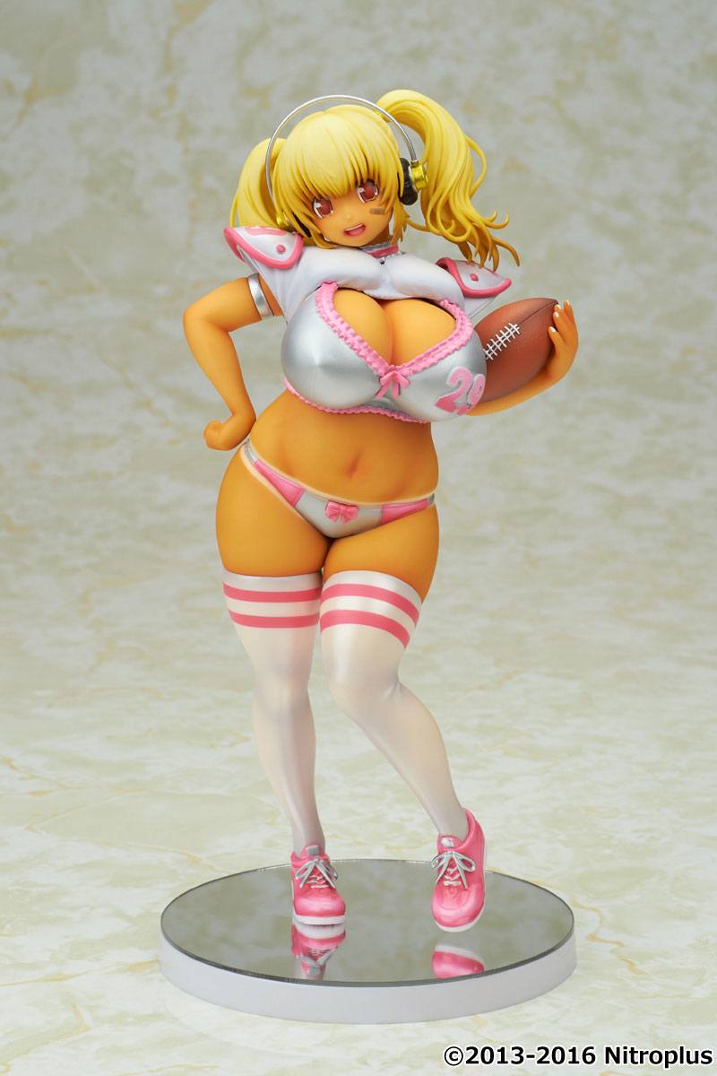 Super Pochaco PVC Statue 1/7 Super Pochaco Lingerie Football Suntanned Ver. 24 cm