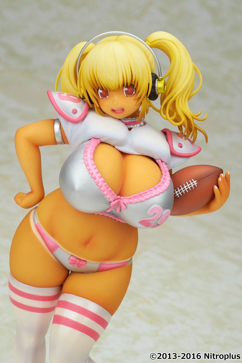 Super Pochaco PVC Statue 1/7 Super Pochaco Lingerie Football Suntanned Ver. 24 cm