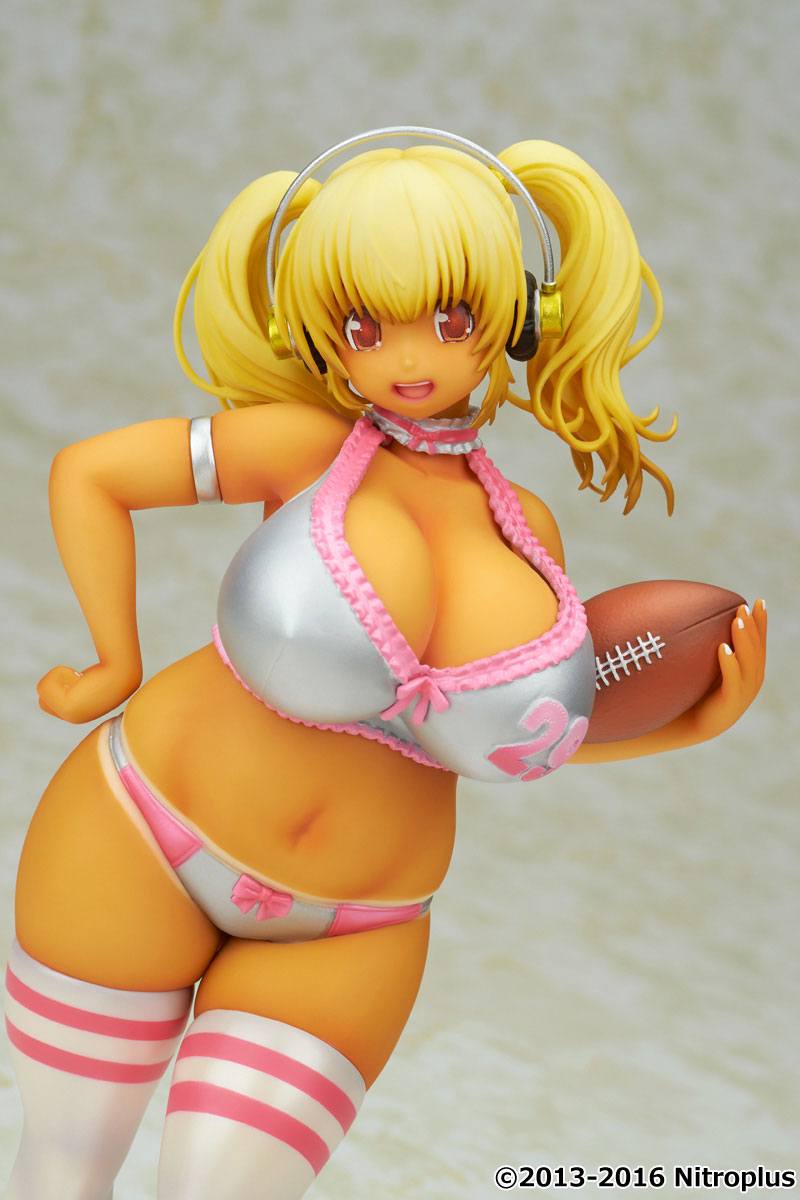 Super Pochaco PVC Statue 1/7 Super Pochaco Lingerie Football Suntanned Ver. 24 cm