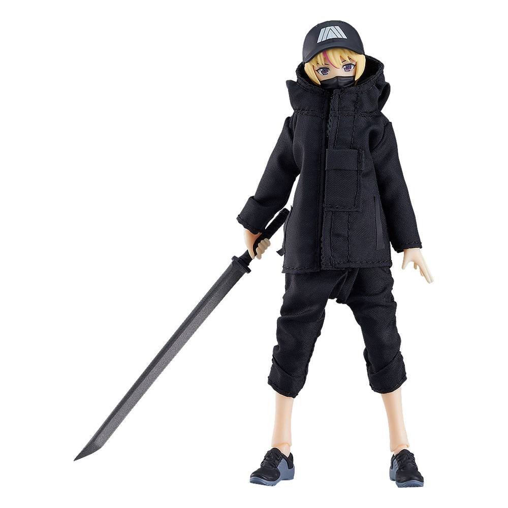 Original Character Figma Actionfigur Female Body Yuki with Techwear Outfit 13 cm