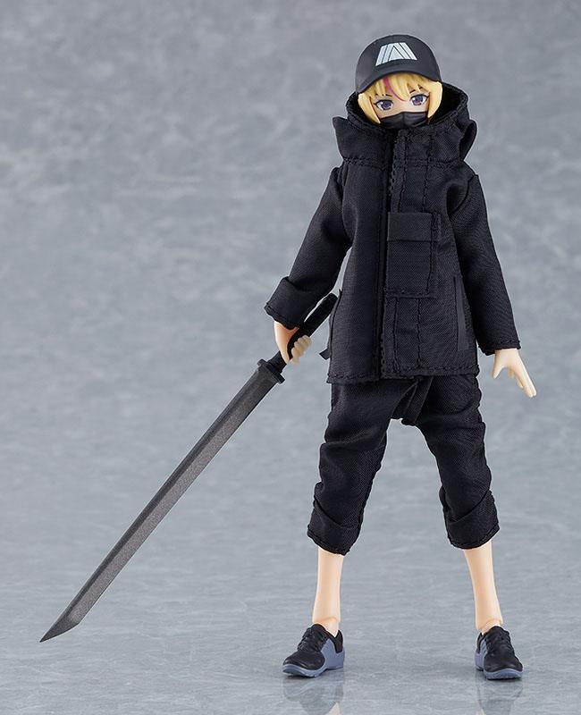 Original Character Figma Actionfigur Female Body Yuki with Techwear Outfit 13 cm