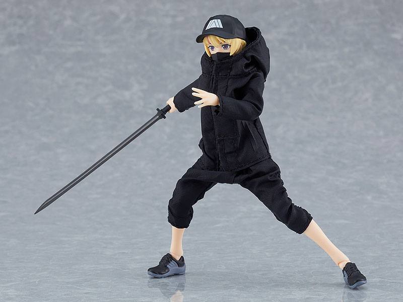 Original Character Figma Actionfigur Female Body Yuki with Techwear Outfit 13 cm