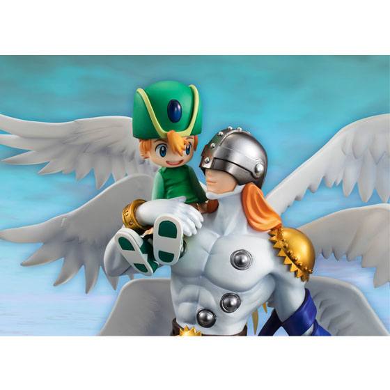 Digimon Adventure G.E.M. Serie PVC Statue Angemon & Takaishi Takeru 22 cm (2023)