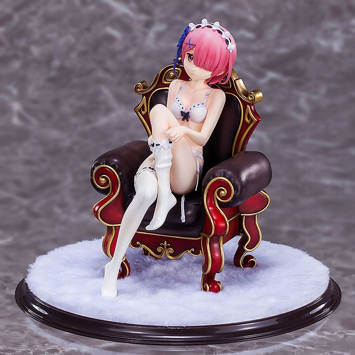 Re:ZERO -Starting Life in Another World- PVC Statue 1/7 Ram Lingerie Ver. 18 cm