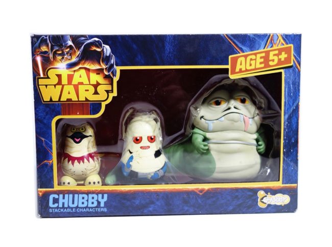 Star Wars Chubby Minifiguren 3er-Pack Jabba's Palace 9 cm