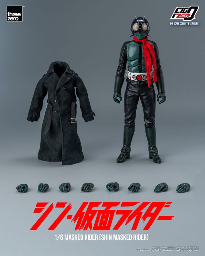 Kamen Rider FigZero Actionfigur 1/6 Shin Masked Rider 30 cm