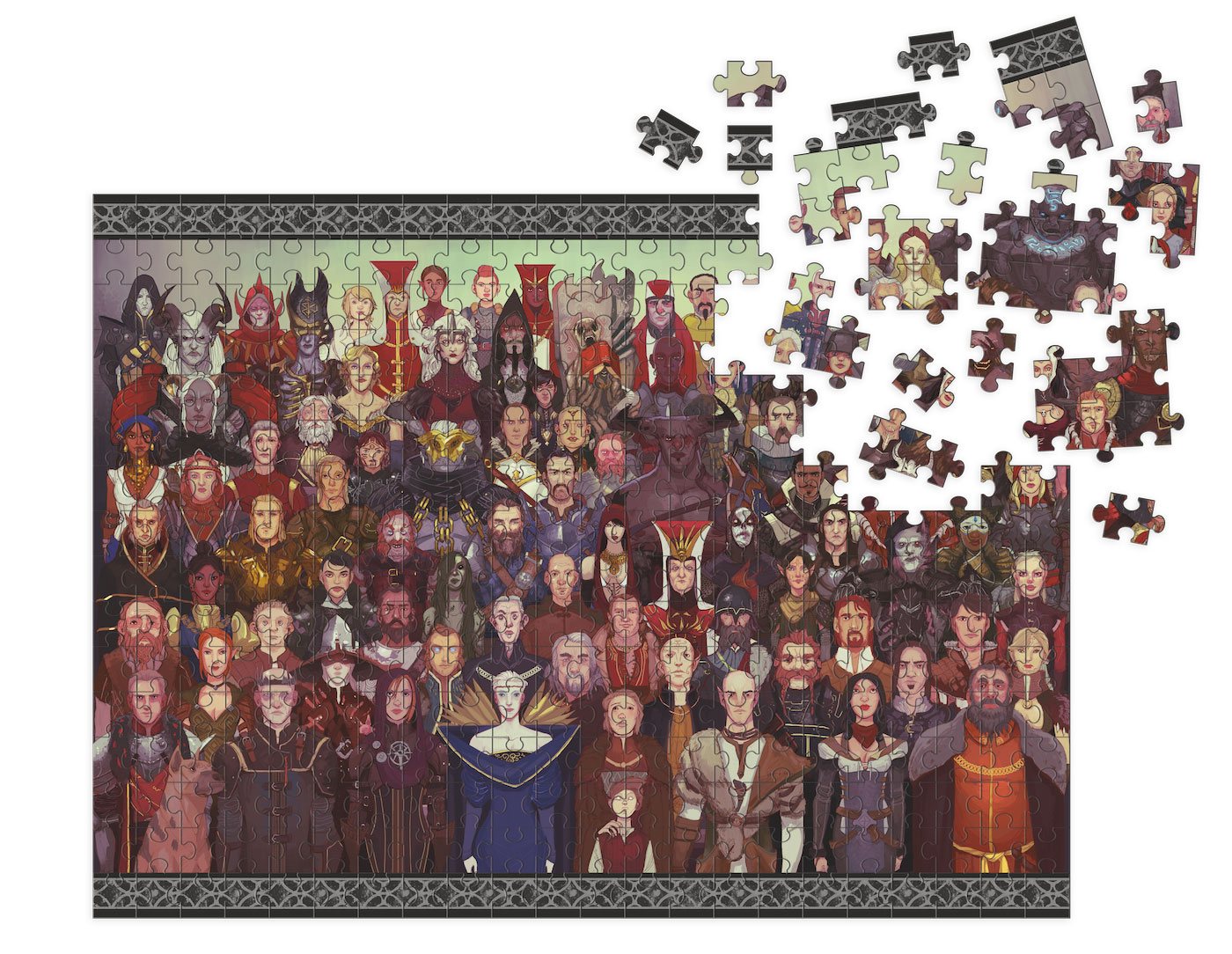 Dragon Age Puzzle Cast of Thousands (1000 Teile)