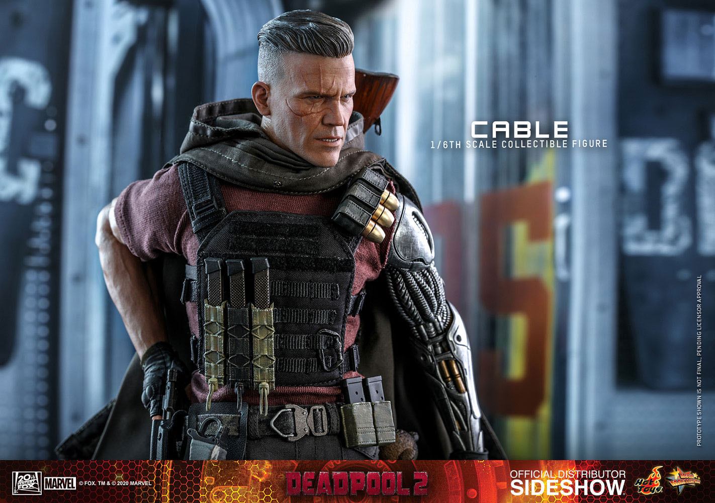 Deadpool 2 Movie Masterpiece Actionfigur 1/6 Cable 30 cm