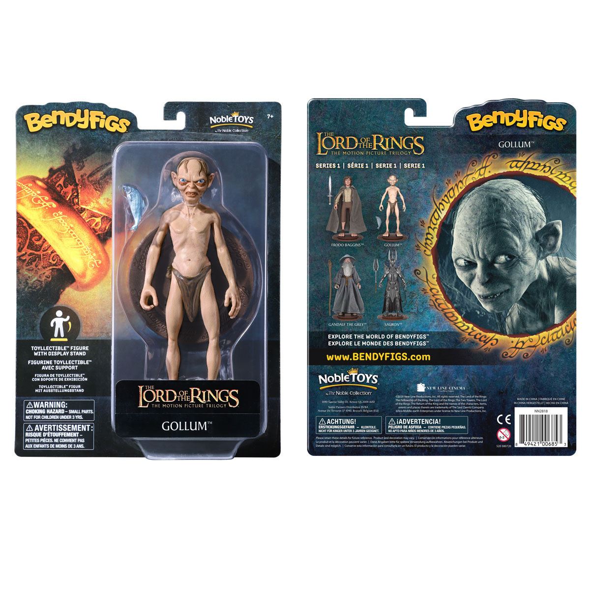 Herr der Ringe Bendyfigs Biegefigur Gollum 19 cm