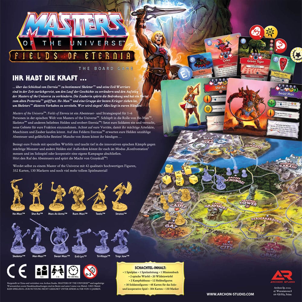 Masters of the Universe Brettspiel Fields of Eternia *Deutsche Edition*