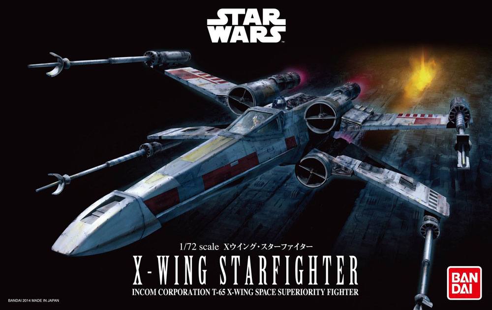 Star Wars Plastik-Modellbausatz 1/72 X-Wing Starfighter