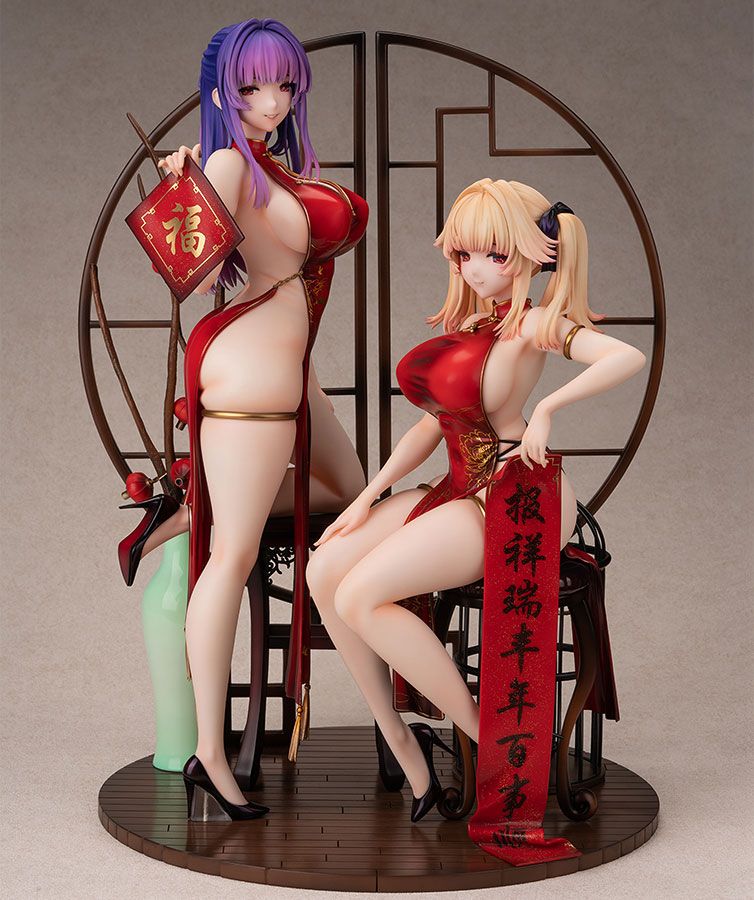 Moehime Union Statue 1/4 Bountiful Year Yuri & Stella 40 cm - Beschädigte Verpackung