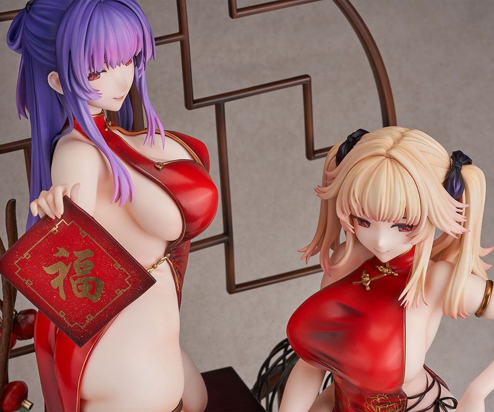 Moehime Union Statue 1/4 Bountiful Year Yuri & Stella 40 cm - Beschädigte Verpackung