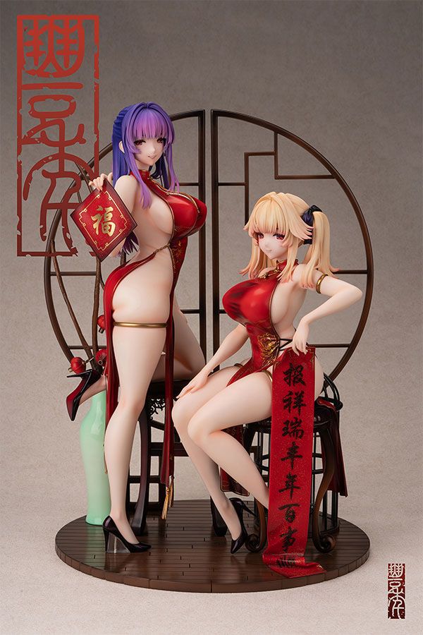Moehime Union Statue 1/4 Bountiful Year Yuri & Stella 40 cm - Beschädigte Verpackung