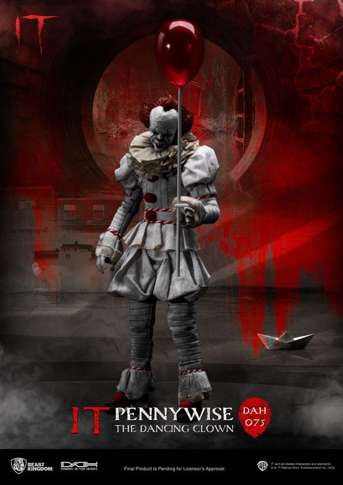Stephen King's Es Dynamic 8ction Heroes Actionfigur 1/9 Pennywise 21 cm