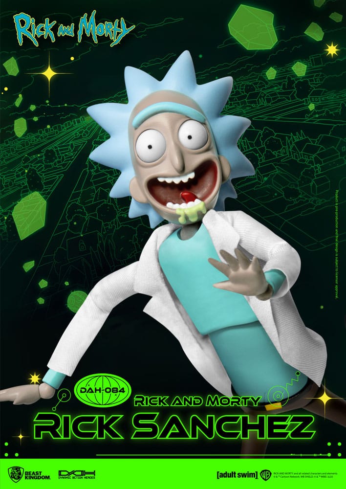 Rick and Morty Dynamic 8ction Heroes Actionfigur 1/9 Rick Sanchez 23 cm
