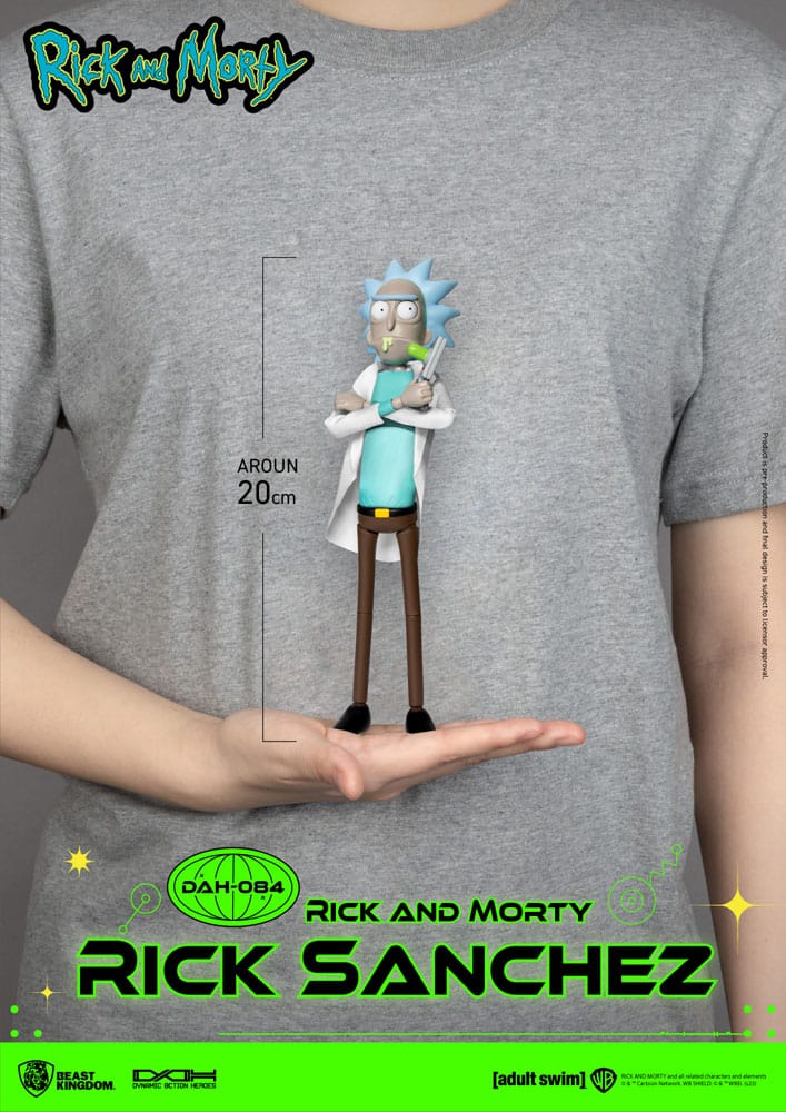 Rick and Morty Dynamic 8ction Heroes Actionfigur 1/9 Rick Sanchez 23 cm