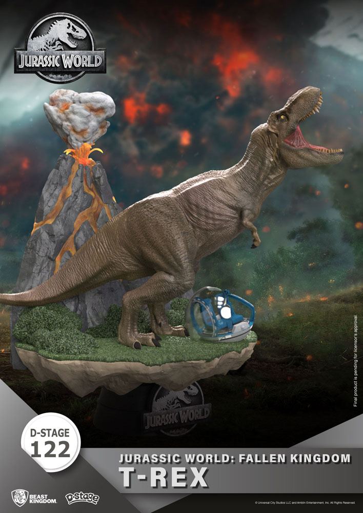 Jurassic World: Das gefallene Königreich D-Stage PVC Diorama T-Rex 13 cm