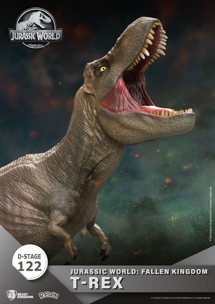 Jurassic World: Das gefallene Königreich D-Stage PVC Diorama T-Rex 13 cm