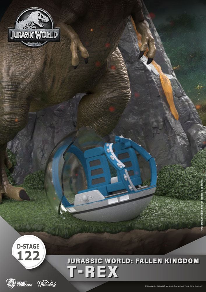 Jurassic World: Das gefallene Königreich D-Stage PVC Diorama T-Rex 13 cm