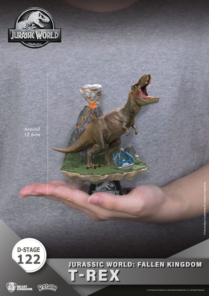 Jurassic World: Das gefallene Königreich D-Stage PVC Diorama T-Rex 13 cm