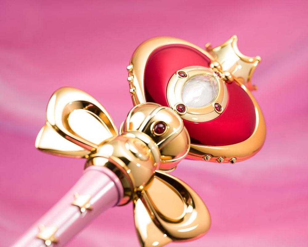 Sailor Moon Proplica Replik 1/1 Kosmisches Zepter der Mondherzen Brilliant Color Edition 48 cm