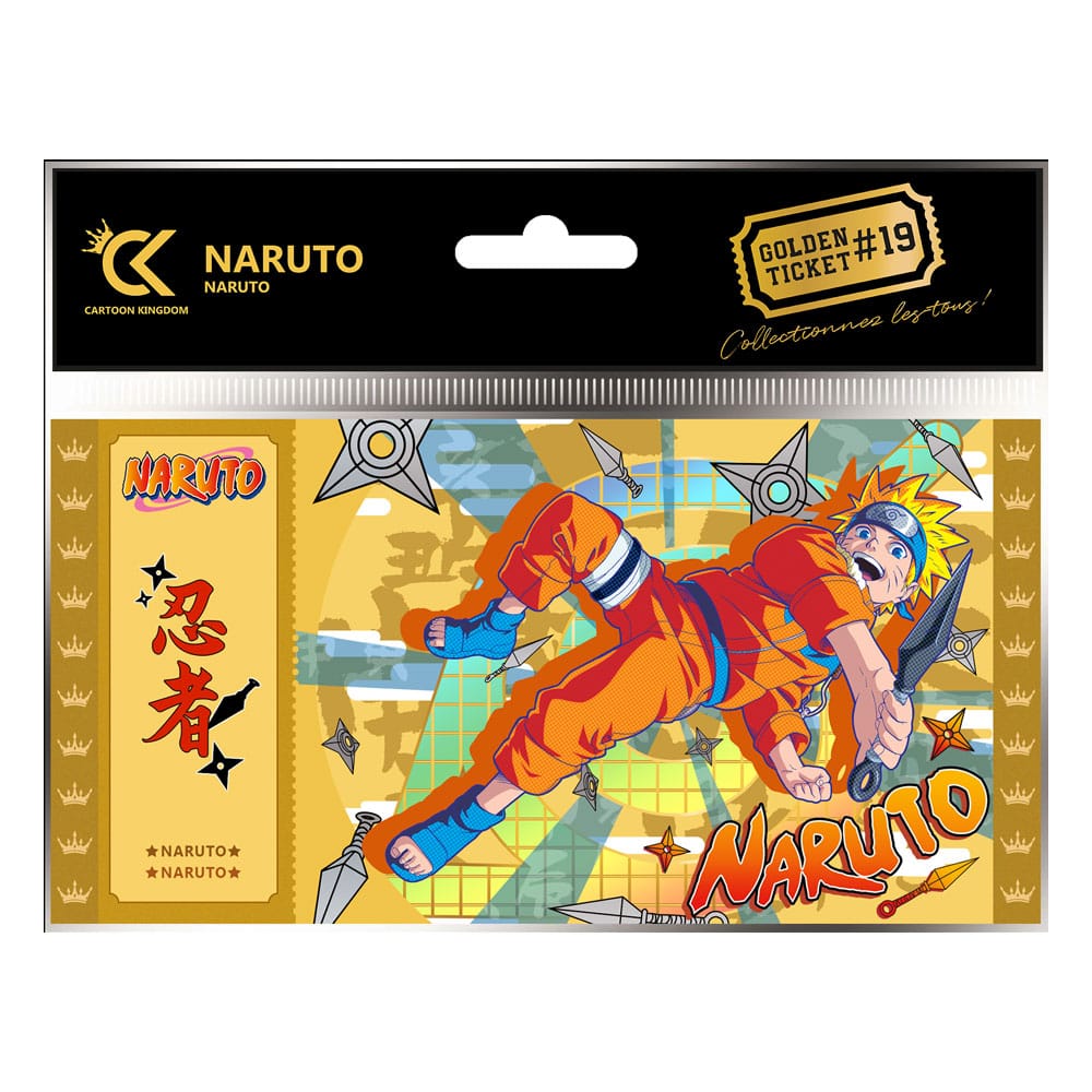 Naruto Shippuden Golden Ticket #19 Naruto Umkarton (10)