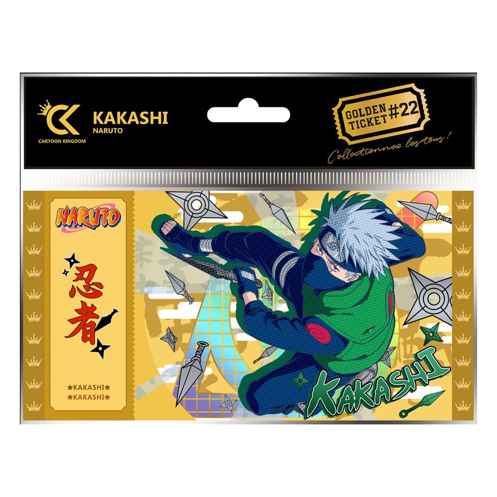 Naruto Shippuden Golden Ticket #22 Kakashi Umkarton (10)