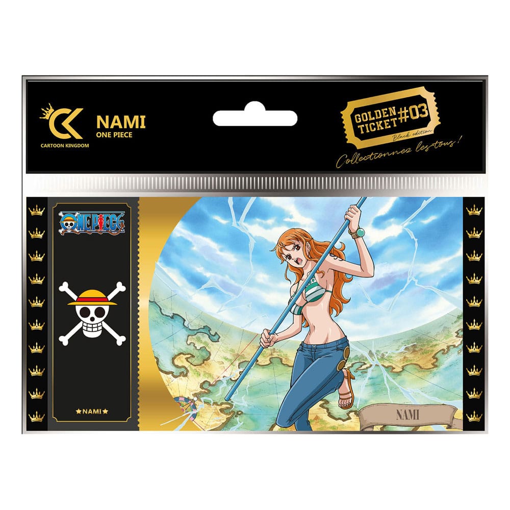 One Piece Golden Ticket Black Edition #03 Nami Umkarton (10)