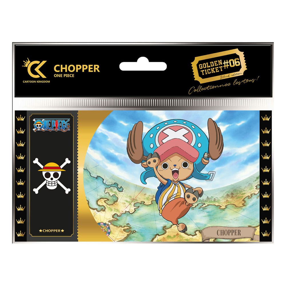 One Piece Golden Ticket Black Edition #06 Chopper Umkarton (10)