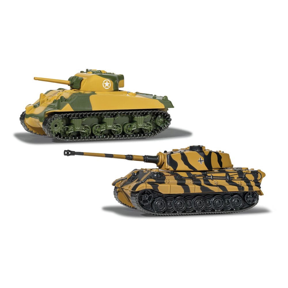 World of Tanks Die Cast Modelle 2er Pack Sherman vs King Tiger