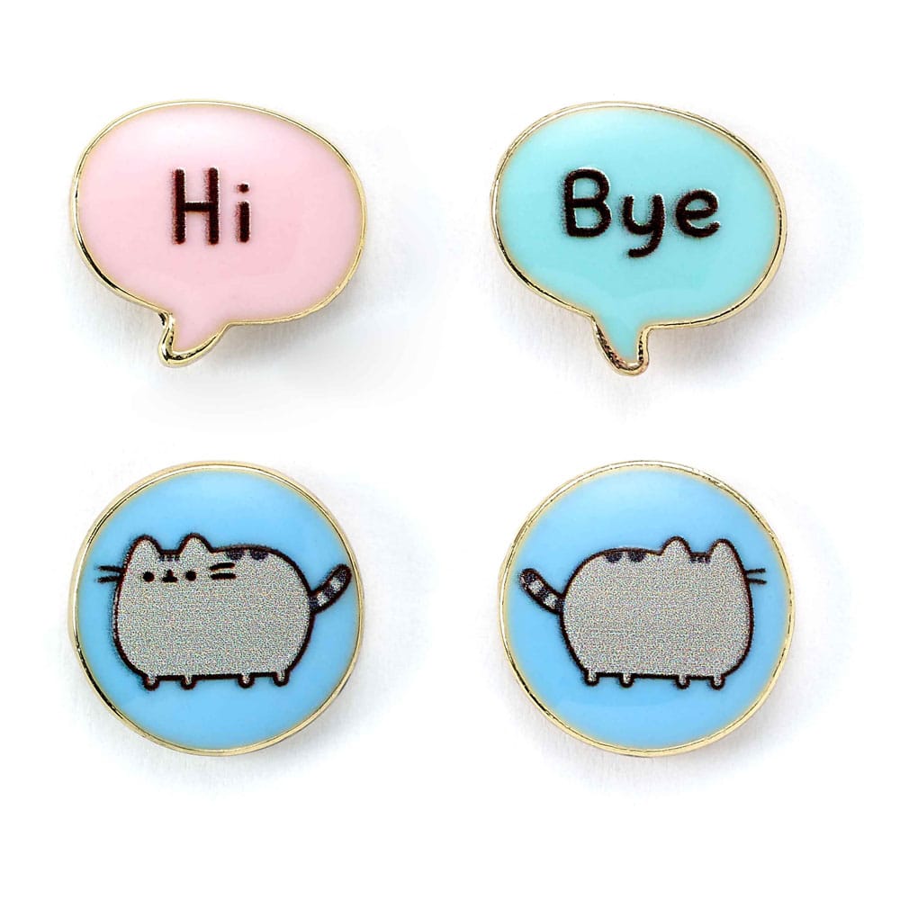 Pusheen Stud Ohrringe 2er-Pack "Hi , Bye"