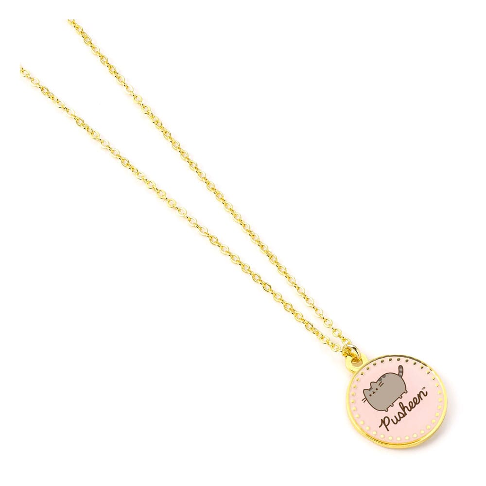 Pusheen Halskette & Anhänger Pink Name
