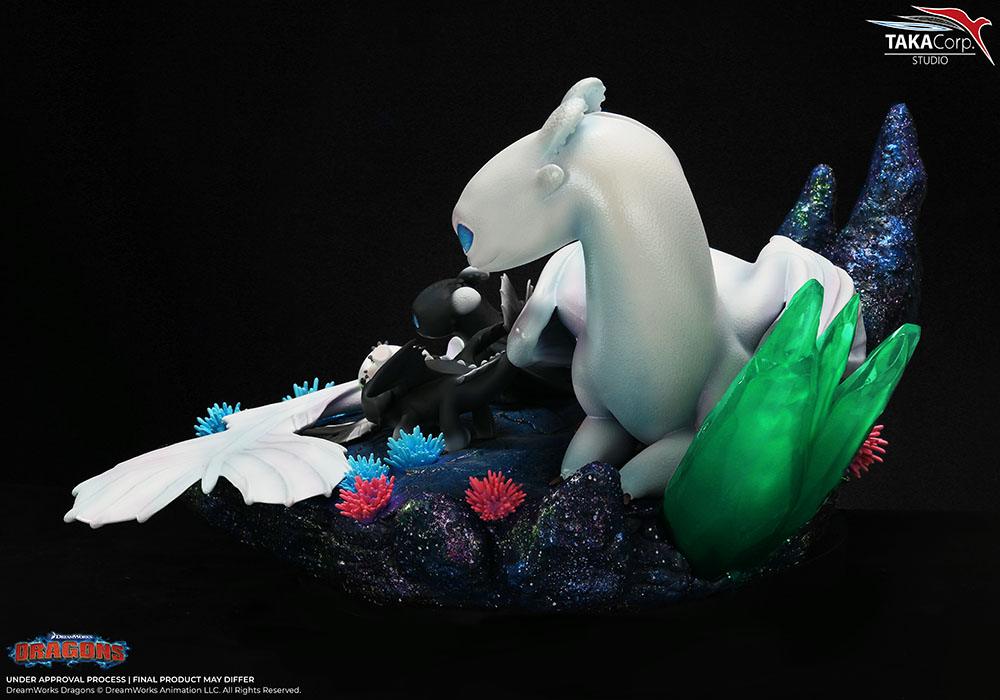 Drachenzähmen leicht gemacht Statue 1/6 Tagschatten & Tag-Nächte 36 cm