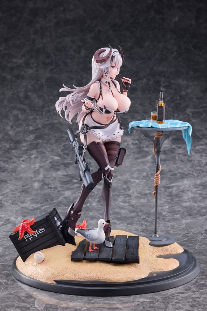 Original Character PVC Statue 1/7 Ijuu Senki Series: Tactician Mianji Limited Distribution 27 cm