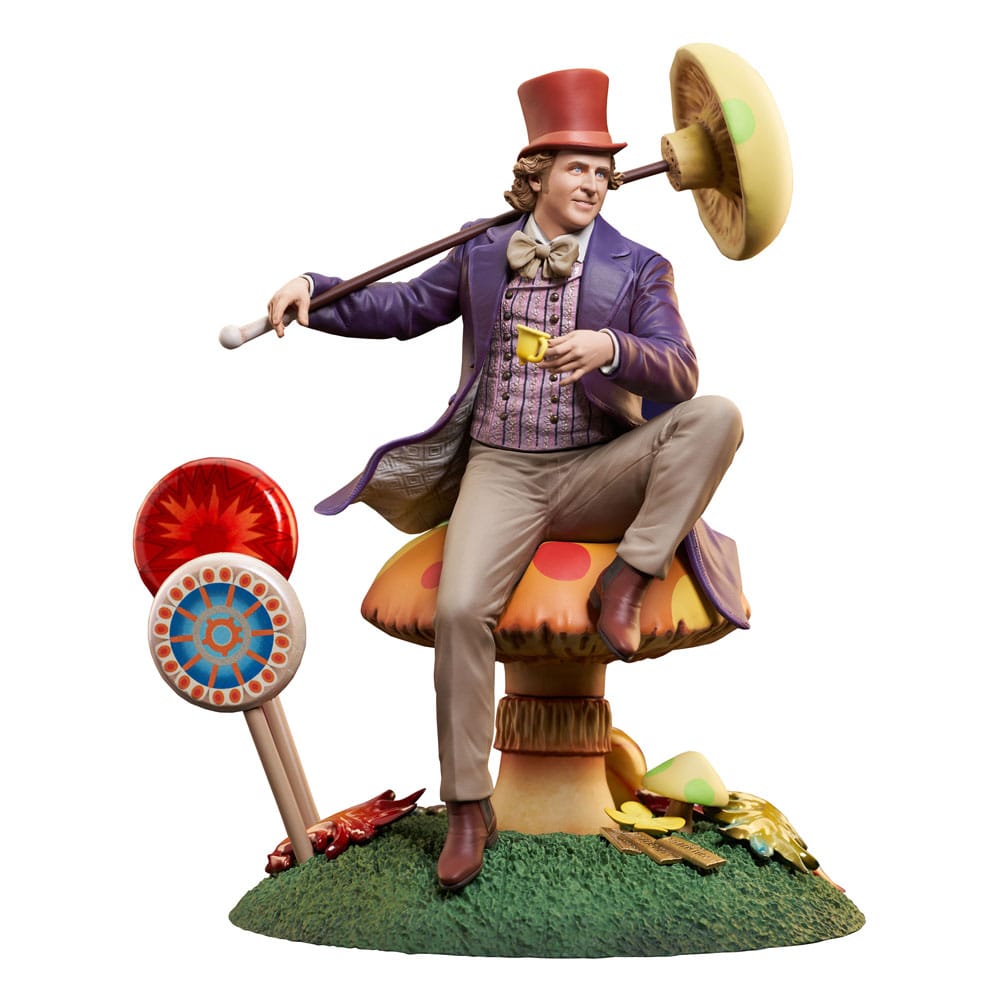 Charlie und die Schokoladenfabrik (1971) Gallery PVC Statue Willy Wonka 25 cm