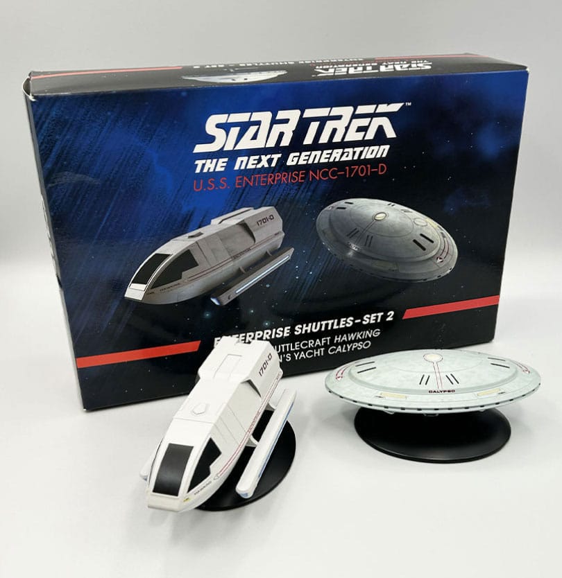 Star Trek Generations Starships Diecast Mini Repliken Shuttle Hawking & Capt Yacht 13 cm