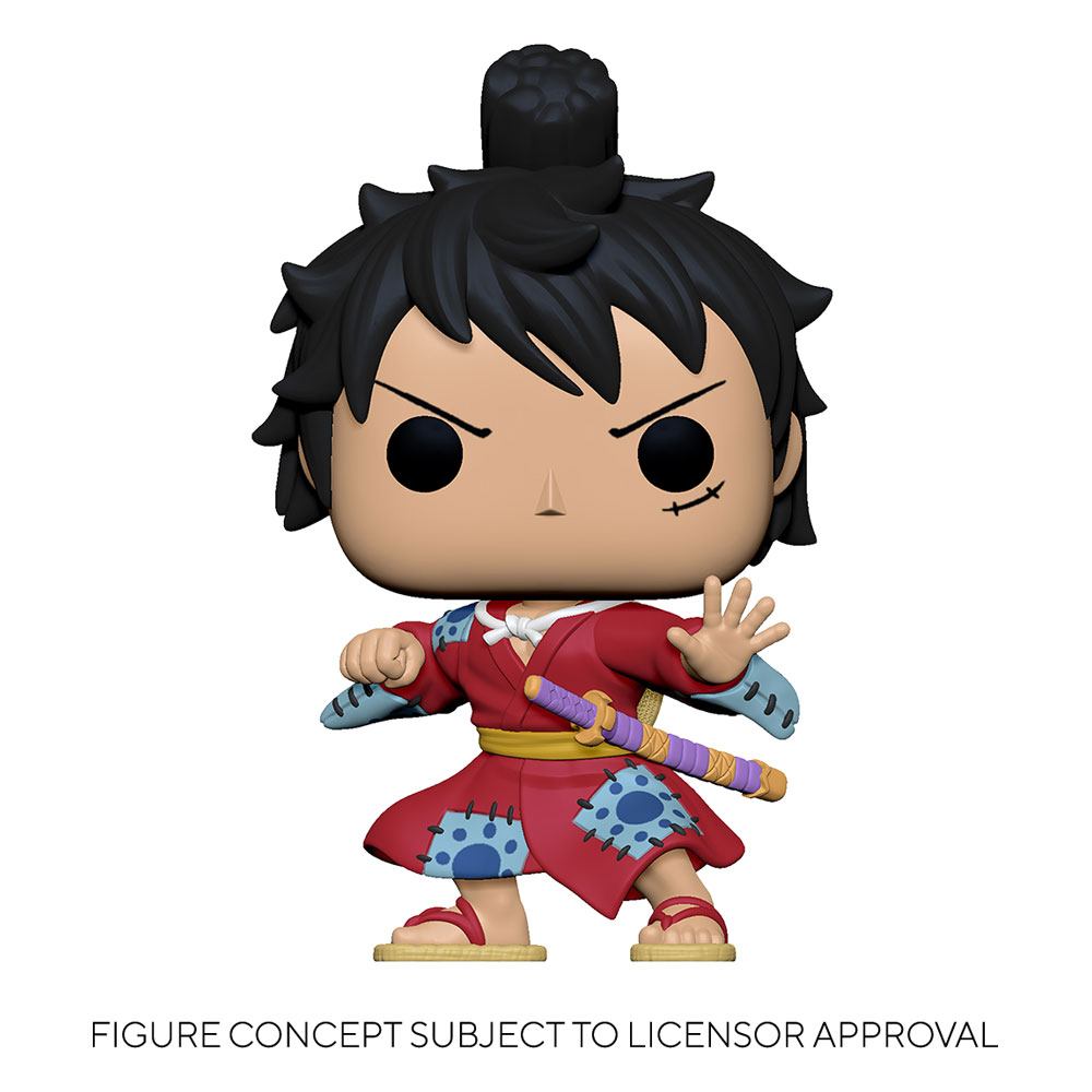 One Piece POP! Animation Vinyl Figur Luffy in Kimono 9 cm