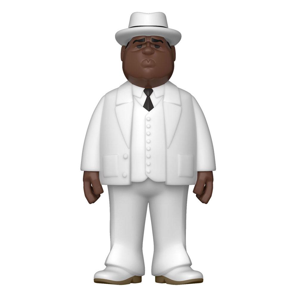 Notorious B.I.G. Vinyl Gold Figur Biggie Smalls White Suit 30 cm