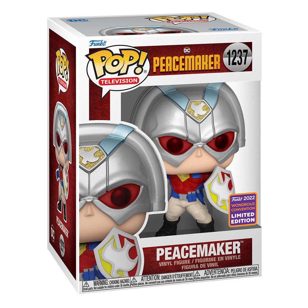 DC Comics POP! Vinyl Figur Peacemaker w/Shield 9 cm
