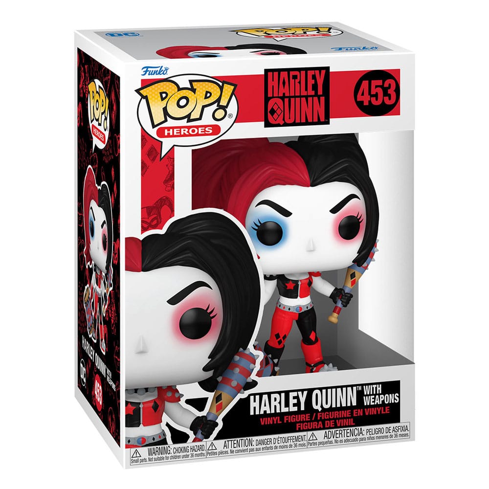 DC Comics: Harley Quinn Takeover POP! Heroes Vinyl Figur Harley with Weapons 9 cm