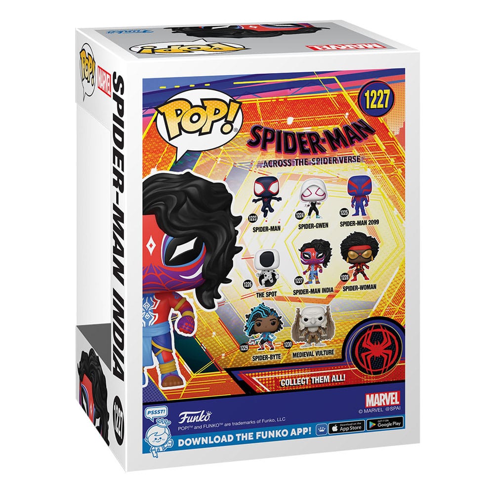 Spider-Man: Across the Spider-Verse POP! Movies Vinyl Figur Spider-Man India 9 cm