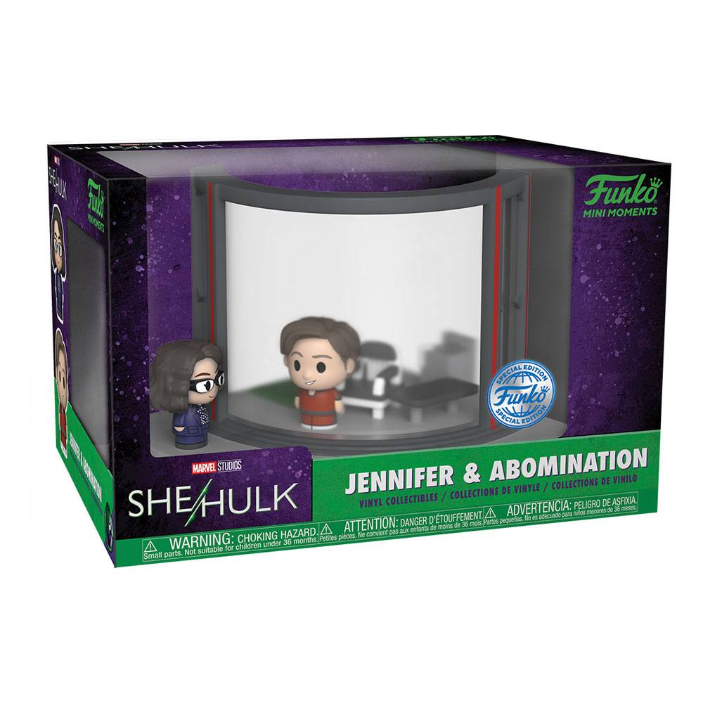 She-Hulk POP! Mini Moment Vinyl Figur Jennifer & Abomination 5 cm