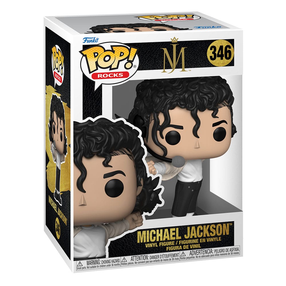 Michael Jackson POP! Rocks Vinyl Figur Superbowl 9 cm