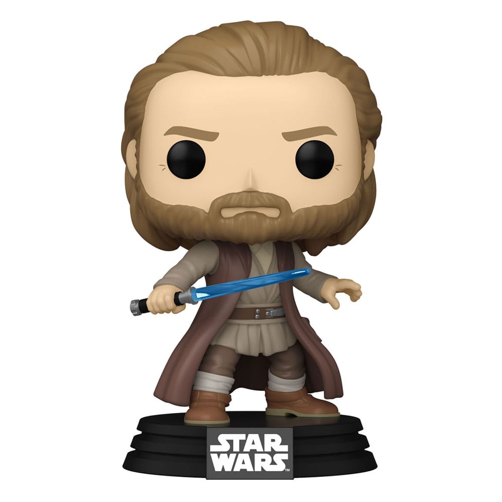 Star Wars: Obi-Wan Kenobi POP! Vinyl Figur Obi-Wan (battle pose) 9 cm