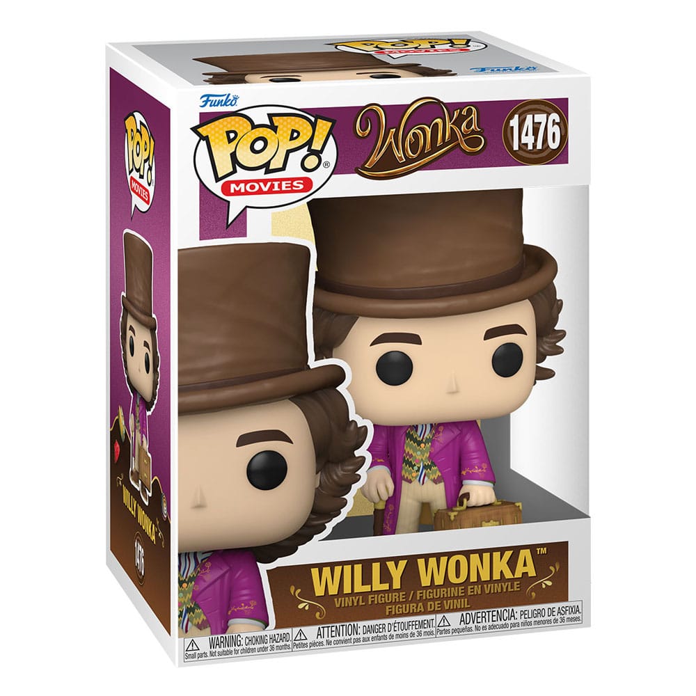 Charlie und die Schokoladenfabrik POP! Movies Vinyl Figur Willy Wonka 9 cm